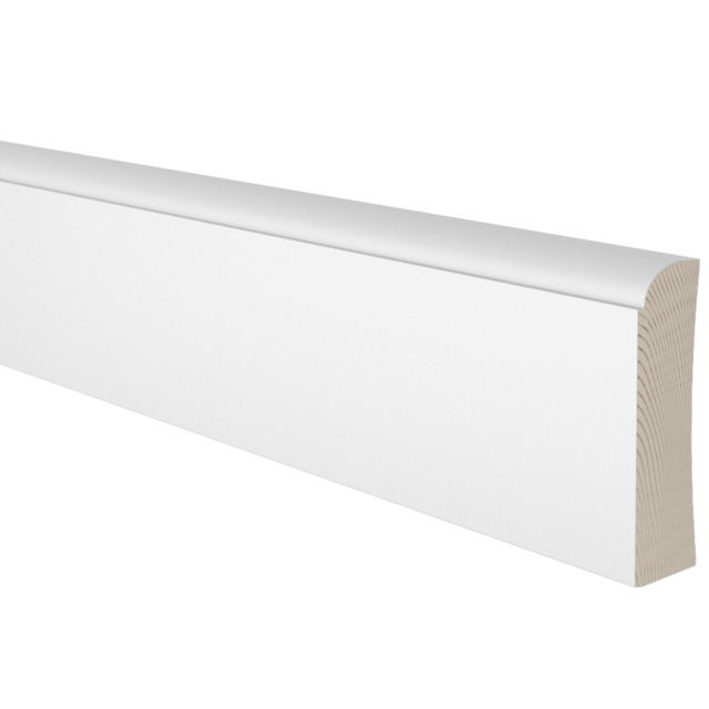 15X69 SOCKEL ALLMOGE VIT L=4,4 NR 338 FURU VITMÅLAD (8) | Beijerbygg Byggmaterial